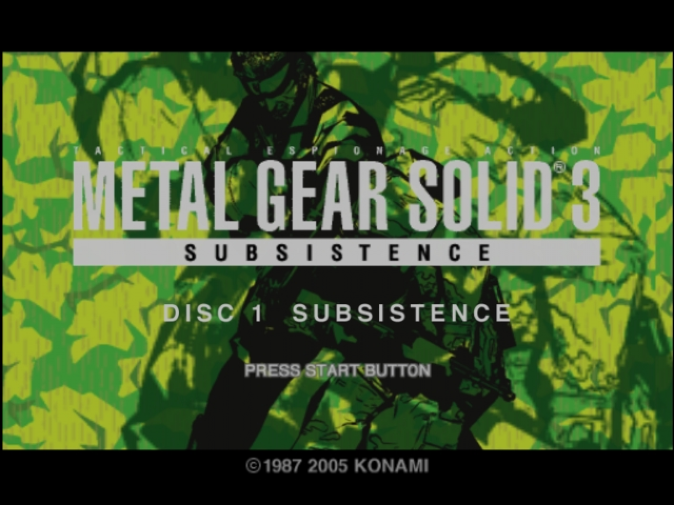 Metal Gear Solid 3 - Subsistence (Subsistence Disc)